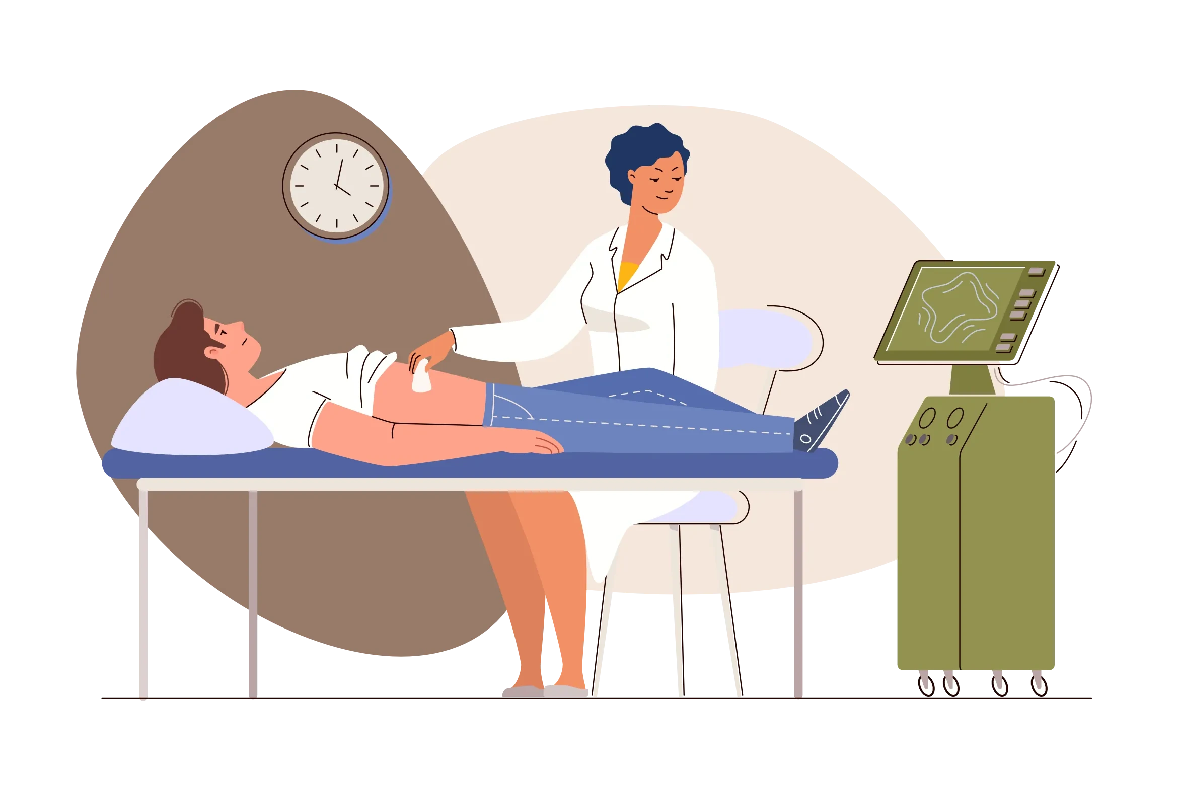 Doctor doing x-ray